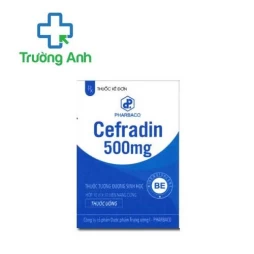 Cefradin 500mg Pharbaco - Điều trị nhiễm khuẩn đường hô hấp